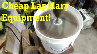 Cheap Lapidary Equipment How to cut tumble amp polish rocks inexpensively lapidary thefinders [upl. by Dilan]