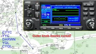 Garmin GNS430 IFR Flight Plan [upl. by Yanel]