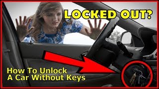 How to unlock a car door without keys the easy way [upl. by Aimek]