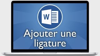 Tutoriel Word 2013  Ajouter une ligature [upl. by Zaob]