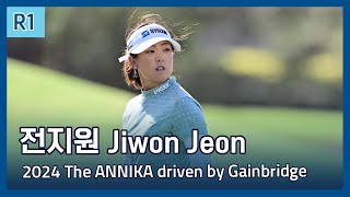 전지원 Jiwon Jeon  LPGA 2024 The ANNIKA drive by Gainbridge 1라운드 하이라이트 [upl. by Wivestad556]