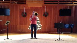 Opening Bass Trombone Solo to Mr Grinch [upl. by Kotto]