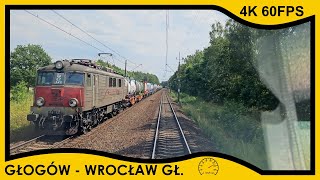 CABVIEW Głogów ➡️ Ścinawa ➡️ Wrocław Główny LINIA 273  4K 60fps prędkość [upl. by Eibur809]