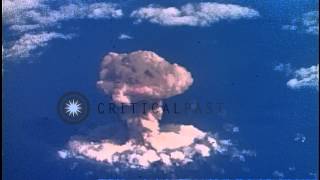 Operations Crossroads plutonium bomb nuclear test quotABLEquot in Marshall IslandsHD Stock Footage [upl. by Oira]