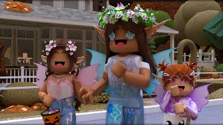 Taking My Kids TRICK OR TREATING Halloween Special  Bloxburg family Roleplay [upl. by Theis]