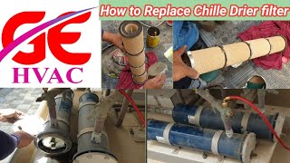 Chille Liquid line dryer filter change Replace Chille Drier filter [upl. by Anuahsat]