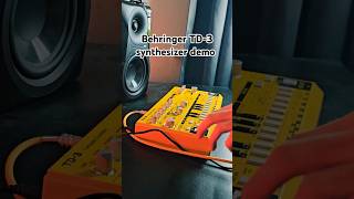 Behringer TD3 synthesizer demo shorts synthesizer [upl. by Eiramadnil]