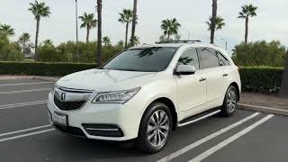 2014 Acura Mdx Tech with Rear Seat Entertainment Walk Around and Test Drive Demo [upl. by Reema311]