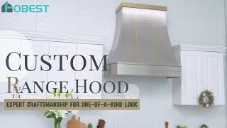 Fobest Stainless Steel Range Hood Modern Elegance in a Contemporary Space [upl. by Amelus]