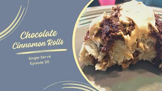 SingleServe Vegan Chocolate Cinnamon Rolls  Vegan Cooking with Samantha Ep 20 [upl. by Lairret]