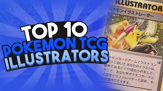 Top 10 Best Pokemon Trading Card Game Card Illustrators [upl. by Ennayar958]