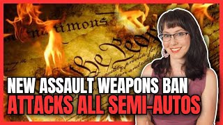 New Assault Weapons Ban Attacks ALL SemiAutos [upl. by Gaddi]