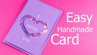 Easy Greeting Card Idea  Handmade Greeting Card  DIY Greeting Card  Birthday Greeting card [upl. by Bazar683]