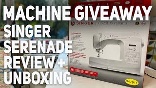 Unboxing Lidl Singer Serenade October 2020 SewWithAbi sewingmachine abisden [upl. by Laikeze]