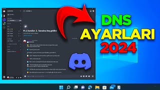 DNS Ayarları Değiştirme 2024  Discord Açılmıyor Dns Ayarları İle Vpnsiz Discorda Girme  Windows 10 [upl. by Aoh]