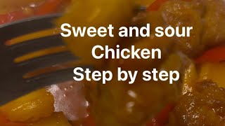 Sweet and sour food chicken recipe shortslivestream trending Satisfying vegetables [upl. by Rede434]