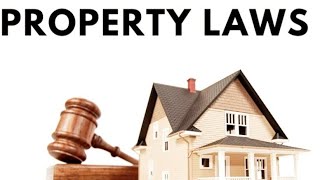 Property Law notes for 3 amp 5 yrs llb students [upl. by Ellenahs623]