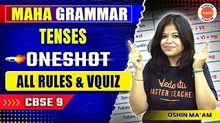 Maha Grammar  Tenses  Class 9 English Grammer One shot  CBSE 09 [upl. by Akira]