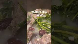 watercress yummysoup chineserecipe shortvideo  JunGieMae Vlog 🇨🇦 [upl. by Anah663]