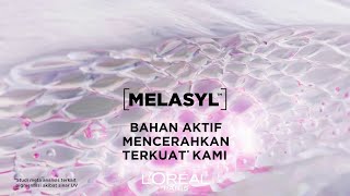 BARU L’OREAL PARIS GLYCO BRIGHT ANTIDARK SPOT BRIGHTENING SERUM DENGAN KANDUNGAN MELASYL [upl. by Manly]