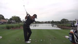 GOLF SWING 2013  GRAEME MCDOWELL IRON  DTL REGULAR SPEED amp SLOW MOTION  1080p HD [upl. by Ahtabbat]