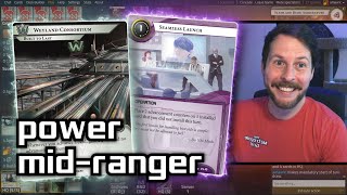 Power MidRanger  Android Netrunner  LIVE [upl. by Atiseret]