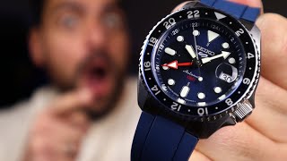 The BEST Affordable GMT Watch TODAY  Seiko SSK003 amp Clockwork Republic Strap Review [upl. by Dyal]