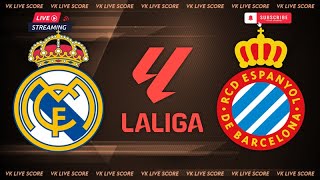 Real Madrid vs RCD Espanyol de Barcelona 🔴Live Match Today⚽🎬 [upl. by Kippar]