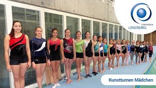 TV Lenzburg Turnshow 2017 Riegenvorstellung Kunstturnen Mädchen [upl. by Aicekat]