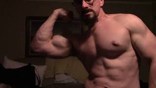 Muscle Tapping and Flexing ASMR Biceps Pecs and Abs [upl. by Winnifred]