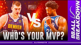 Jokic Vs Embiid Whos The REAL MVP [upl. by Aimak491]