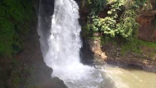 Harvalem Arvalem Waterfall  Goa with rainbow very rare [upl. by Holbrook]