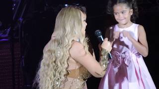 Mariah Carey Roc and Roe always be my baby all the hits tour [upl. by Sixela]