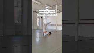 5 IMPRESSIVE floorwork moves to add to your dance routine contemporarydance acrobatics tricks [upl. by Issak]