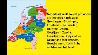 Provincielied  Nederland heeft 12 provincies [upl. by Priscilla]