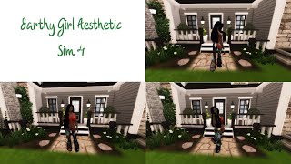 Earthy Girl Aesthetic Sims 4 create a sim [upl. by Skiba]