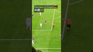 Germany vs Greece 🇩🇪🇬🇷⚽️21 fußball dfb füllkrug [upl. by Mullane]