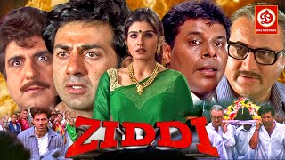 Ziddi  ज़िद्दी  Sunny Deol Raveena Tandon Anupam Kher  Bollywood Romantic Action Drama Movie [upl. by Woodall178]