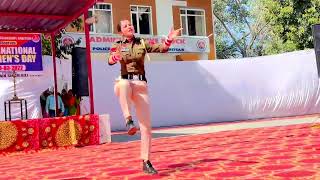 Happy Womens Day Special Dance By Punjab Lady Police Dance Viral Police Dance2022IndianPolice Video [upl. by Loftus507]