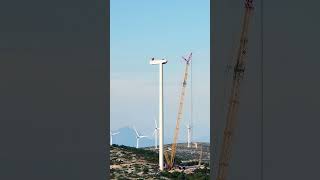 Wind turbine installation wtg erection [upl. by Wardlaw]