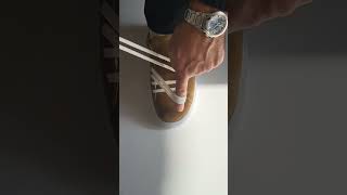 Casual shoessneakers laces tie technique clean look [upl. by Kaila]