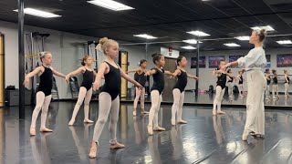 Ballet class  ages 68 [upl. by Eeloj]