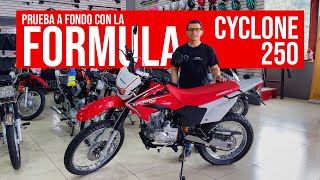 REVIEW Completo de la MOTO Formula CYCLONE 250 [upl. by Ursel876]