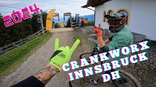 NEW CRANKWORX INNSBRUCK DH TRACK 2024  GOPRO POV [upl. by Aikar]