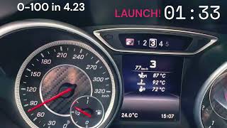 Mercedes Benz AMG A45  0100 Launch Control [upl. by Radferd832]