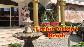 Larissa Sultans Beach 4 Прогулка по отелю Çamyuva Kemer 2019 [upl. by Lenra]