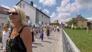 Wiesenfest Festzug 2017 Grund und Mittelschule Mainleus [upl. by Sidoney]