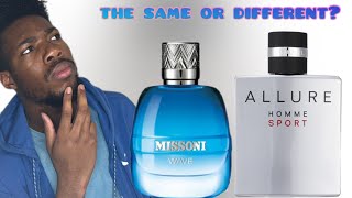 Chanel Allure Homme sport vs Missoni Wave inspired by or clone Which one is best to have [upl. by Gweneth]