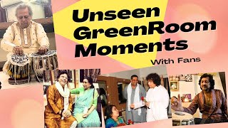 Unseen Green Room Moments of Great Artists with Fans  Shiv Shankar Tabla [upl. by Donnelly]