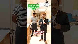 Restaurant Hygiene Rules You Should Know😎😎viralvideo viralreels hotelservice hygiene india [upl. by Eustazio264]